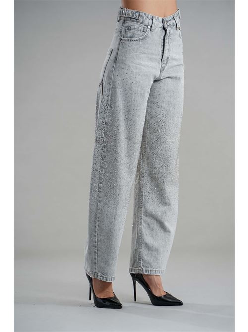 Jeans Baggy gold digger denim | CHARLI-PNDENIM GRIGIO